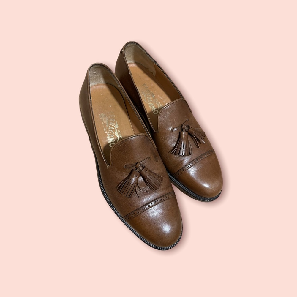 Salvatore Ferragamo Men Moccasins with Tassles